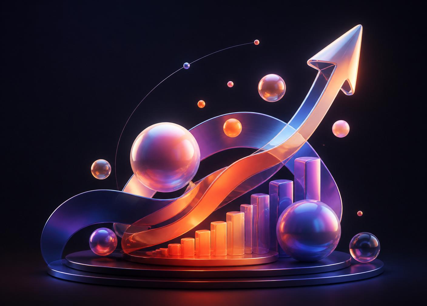 Marketing performance growth illustration